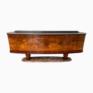 Großer Wohnzimmercontainer von Piero Del Grande für Vittorio Dassi, 1950er