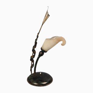 Lampe de Bureau Calla Moderne en Métal et Verre par Simon Saronni