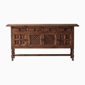 Brutalist Sideboard, Sweden, 1950s