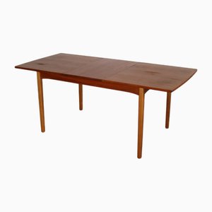 Vintage Swedish Extendable Dining Table, 1960s