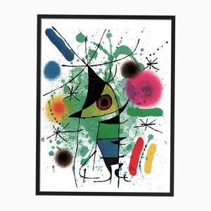 Joan Miró, El pez cantor, Impresión, Enmarcado