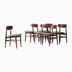 Dining Chairs, Denmark, 1960s, Set of 6