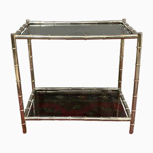 Table Basse en Faux Bambou, 1970s
