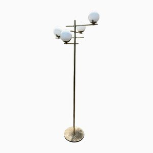 Lampadaire avec Verre Opalin