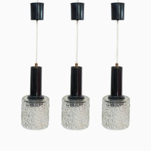 Suspended Crystal Wall Sconces, 1970s, Set of 3