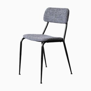 Italienischer Mid-Century Stuhl aus Stoff