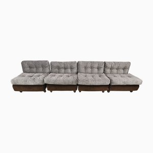 Amanta Lounge Chairs by Mario Bellini for C&b Italia, 1970s, Set of 4