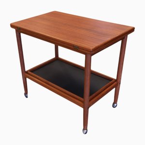 Servierwagen aus Teak von Grete Jalk für Arrebo Møbler, Dänemark, 1960er