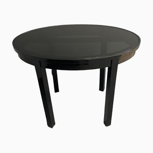 Petite Table Art Nouveau avec Plateau en Verre, 1890s