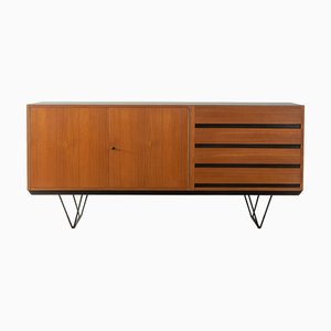 Vintage Teak Veneer Sideboard