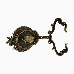 Art Deco Chiarini Handtuchhalter aus Messing, 1940er
