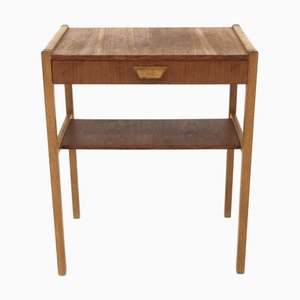 Skandinavischer Nachttisch aus Teak, Schweden, 1960er