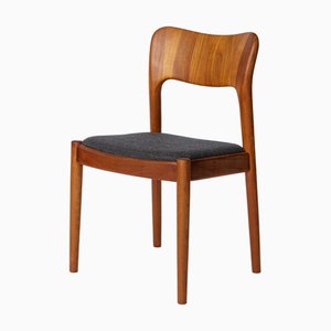 Vintage Teak Dining Chairs by Niels Koefoed Koefoeds Hornslet, 1960s, Set of 4