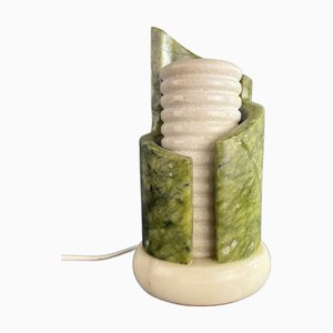 Vintage Marble Table Lamp, 1980s