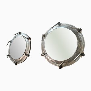 Specchio oblò vintage, anni '50