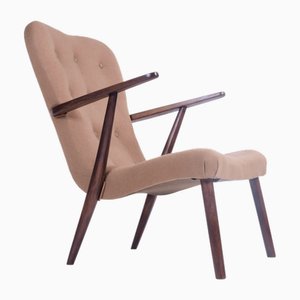 Butaca danesa Mid-Century moderna al estilo de Arctander and Schubell, años 50