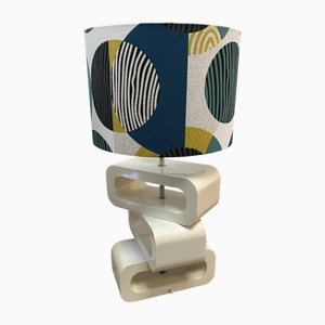 Vintage Table Lamp in Wood by Jan Des Bouvrie, 1970