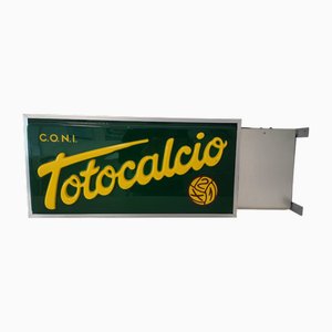 Panneau Publicitaire Totocalcio à Double Face, 1990s