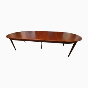 Round Dining Table in Teak by Gunni Omann, Denmark, 1960s