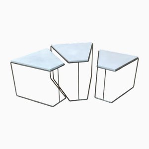 Vintage Nesting Table Set by Hein Stolle, 1950, Set of 3