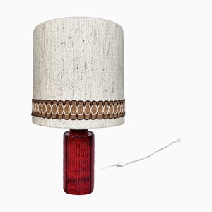 Große Tischlampe aus glasierter Keramik, 1960er