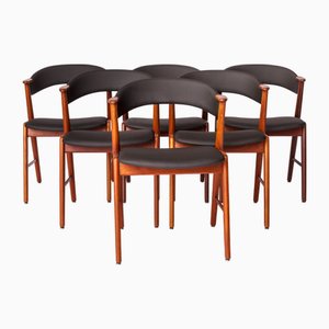 Dänische Vintage Teak Esszimmerstühle von Korup Stolefabrik, 1960er, 6er Set