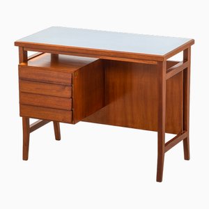Escritorio vintage de madera de Gio Ponti para Schirolli, años 50