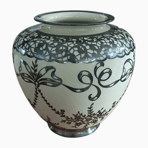Ceramic Vase from Volkstedt Elfenbein