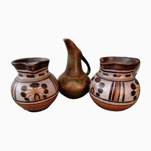 Ceramic Jugs from Italica Ars, Set of 3