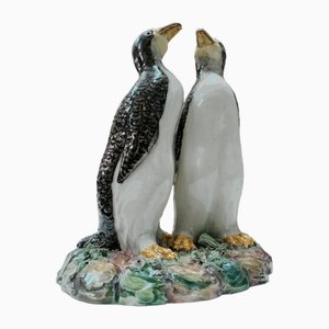 Keramik Pinguin Figur Grop
