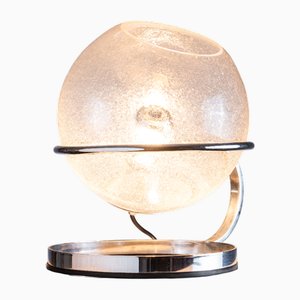 Bubble Glass Dome Table Lamp on Hoop Frame