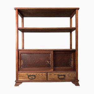 Antique Japanese Tansu Display Cabinet, 1920s