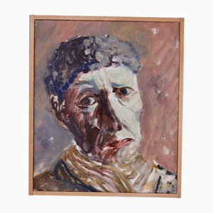 Björn Gyllenhammar, Portrait, 1985, Oil on Canvas, Framed