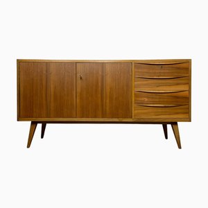 Vintage German Walnut Sideboard by Franz Ehrlich for Veb Deutsche Werkstätten Hellerau, 1950s