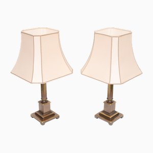 Lampade da tavolo a colonna di Herda Lighting, 1960, set di 2