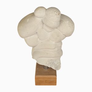 Armario de Curiosities Sand Gogotte con base de madera de Harleville Siliceous, década de 1800