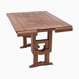 Table de Salle à Manger attribuée à Guillerme et Chambron, 1950s