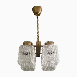 Mid-Century Pendant Lamp by Carl Fagerlund for Orrefors, Sweden, 1960s