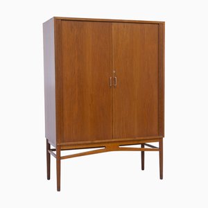 Meuble en Chêne avec Portes et Tiroirs Tambour, Danemark, 1950s