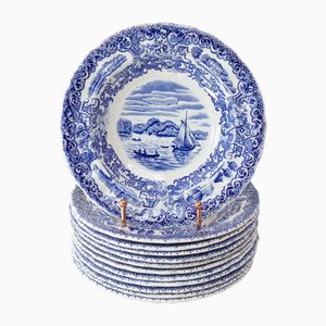 Scodelle blu di Rörstrand, Svezia, set di 12