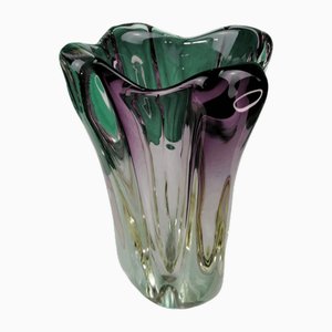 Murano Glass Vase attributed to Seguso, 1950s