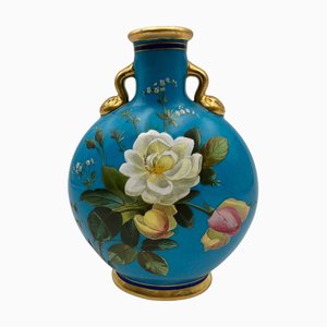 Pilgrim Flask Vase by Christopher Dresser for Minton, 1870s