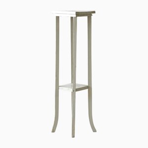 Vintage Swedish Painted Wooden Pedestal, 1960s