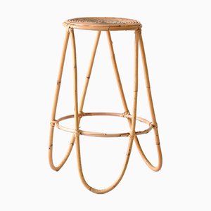 Piédestal Vintage en Bambou, 1960s