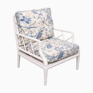 Chippendale Sessel aus Bambusimitat, Frankreich, 1970er