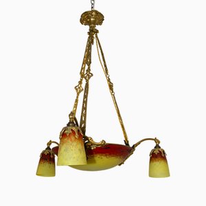 Lampe Art Déco par Charles Schneider, France, 1920s