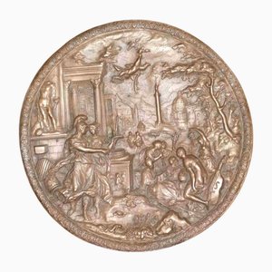 Bronze Relief with Allegory of Arts and Sciences in Reference to Hans Jakob Bayr, 1600s-1700s