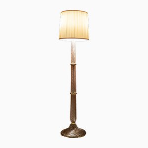 Lámpara de pie N502 de Carlo Scarpa para Venini, Murano, Italia, años 30