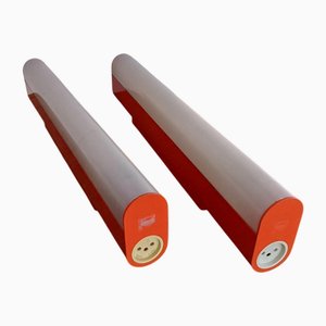 Fluorescent Wall Lights from Mazda, 1970s, Set of 2