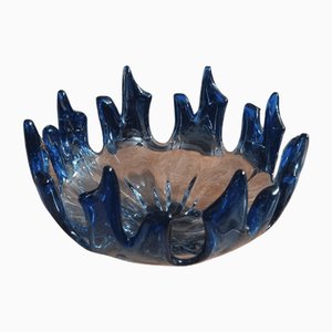 Centerpiece Bowl in Murano Glass attributed to Flavio Poli, 1960s